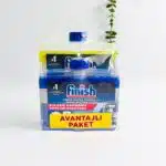 بسته دوتایی تمیزکننده عمیق ماشین ظرفشویی فینیش (Finish) – 2 × 250 ml، ضد چربی، ضد آهک، هایژنیک
